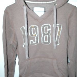 Aeropostale Hoodie 1987 Girls Med Popover Hoodie